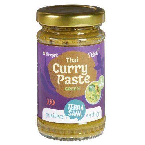 Terrasana Thaise groene currypasta (120 gram)