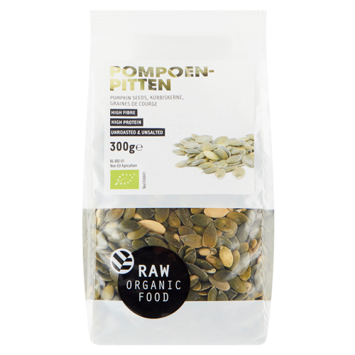 Raw Organic Food Pompoenpitten Raw Bio (300 gr)